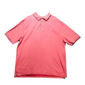 IZOD Shirt Polo Men’s Pink Advantage Performance Stretch Golf 2XL Big Tall